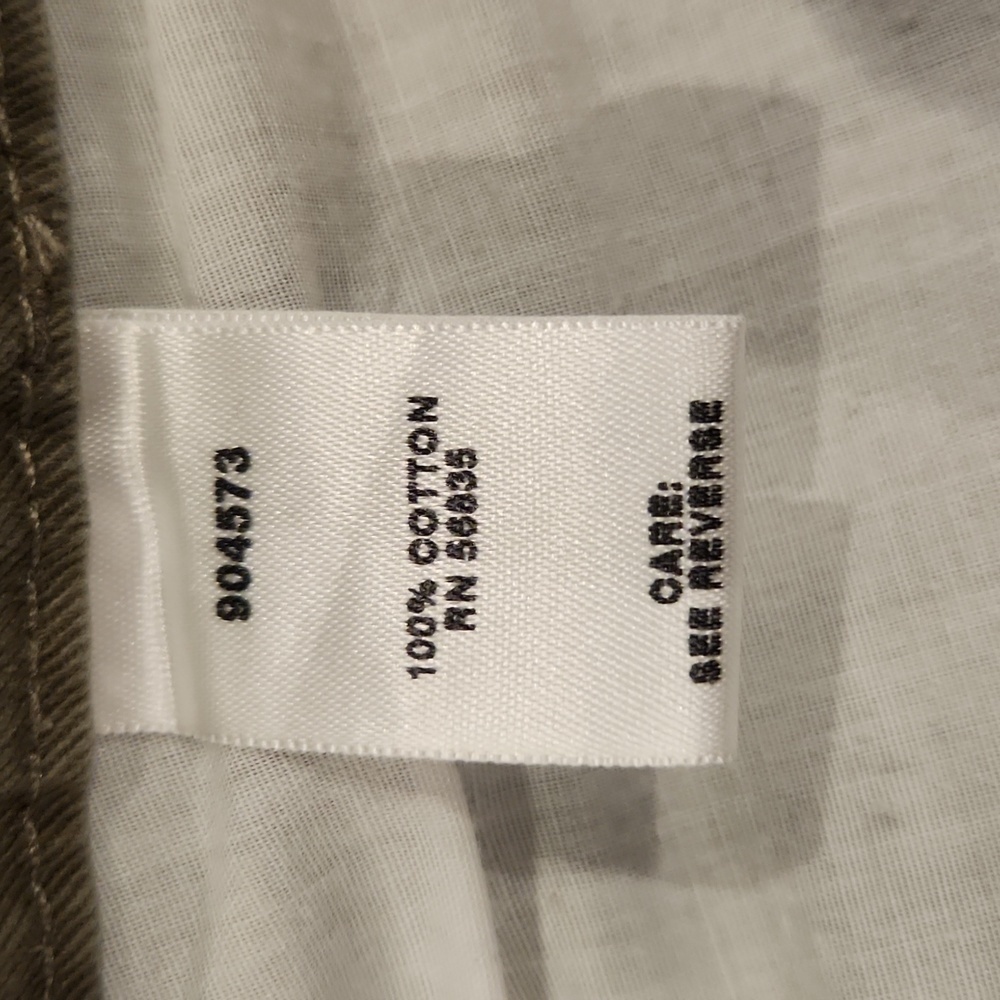 Cabela's Casuals Olive Green 36×30 Aged Khakis Pants - Picture 8 of 9